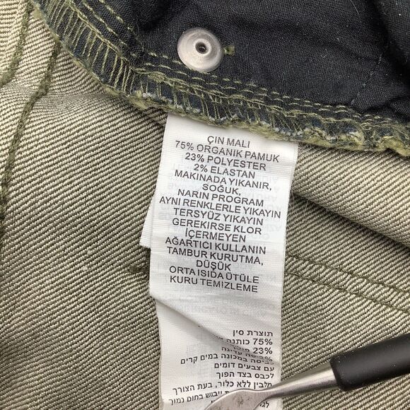 Prana Womens‎ Jeans Green Size 6/28 - Picture 6 of 6